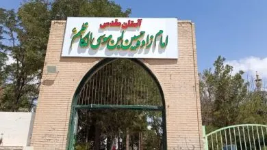 رونمایی از کاشی کاری های ایوان امامزاده حسین(ع) شهرستان زاوه