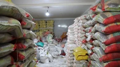 ۴.۸ تن برنج و خوراک دام فاقد مجوز در سنقروکلیایی کشف شد