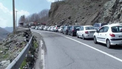 جاده چالوس یکطرفه شد