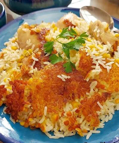 طرز تهیه شلگه کردی؛ کته مرغ و لپه خوشمزه و مقوی برای یک وعده متفاوت